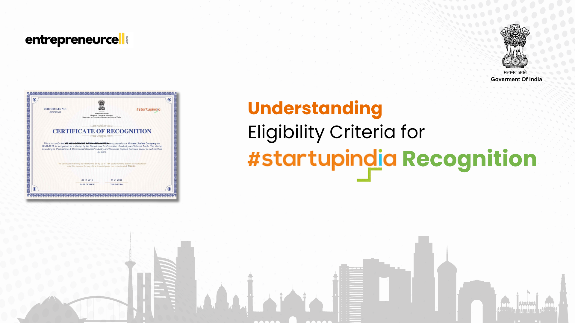 Understanding Eligibility Criteria for Startup India Recognition: